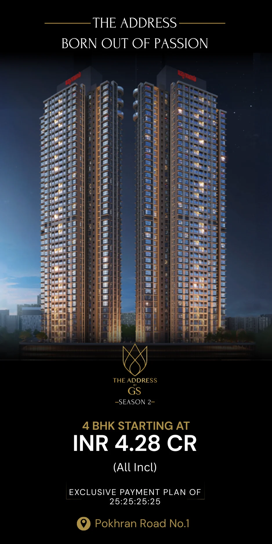 New Launch D tower The Address by GS Season 2